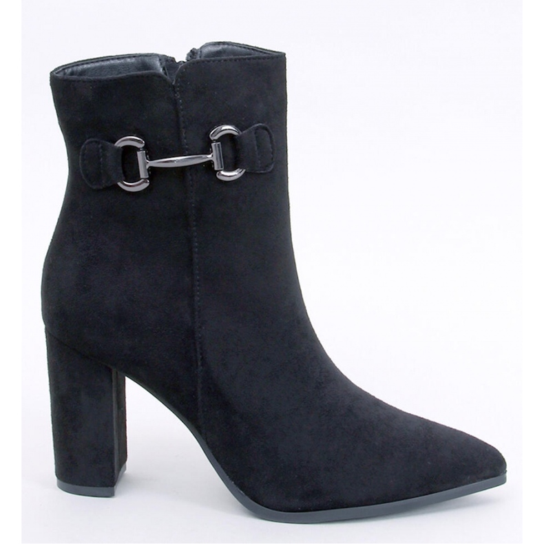 Mahoni Bottines en daim noir 1