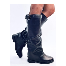 Annse Bottines double coupe noires - Inello le noir 2