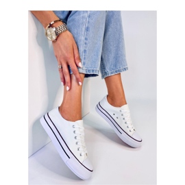 Baskets classiques femme Fargis Blanc - Inello blanche 2