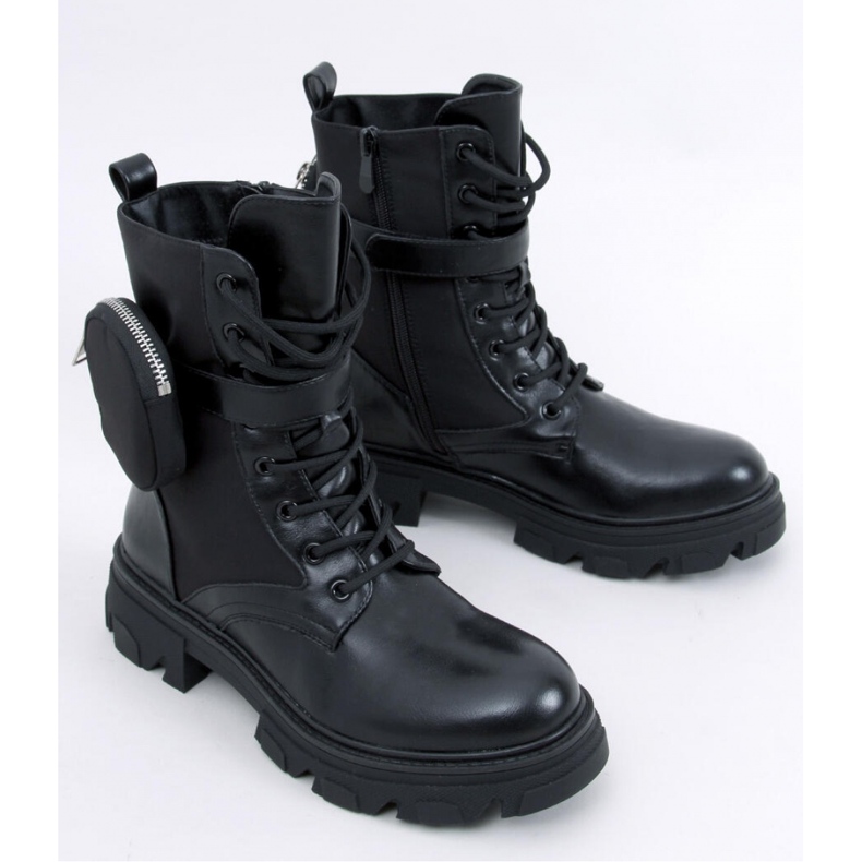 Victor Bottines à lacets noires - Inello 1