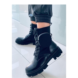 Victor Bottines à lacets noires - Inello le noir 2