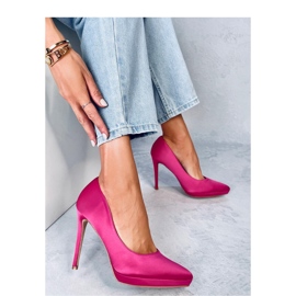Escarpins à talons fuchsia rose 1