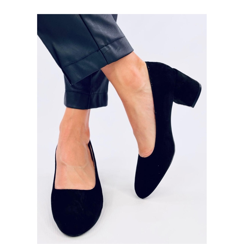 Escarpins à talon confortables Fredette Black le noir 1