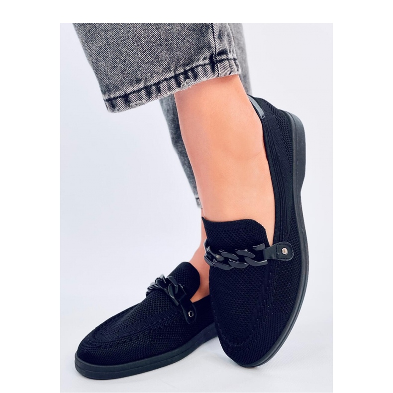 Mocassins ajourés noirs le noir 1