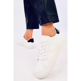 Baskets femme noires blanc 1