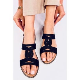 Sandales femme noires 2