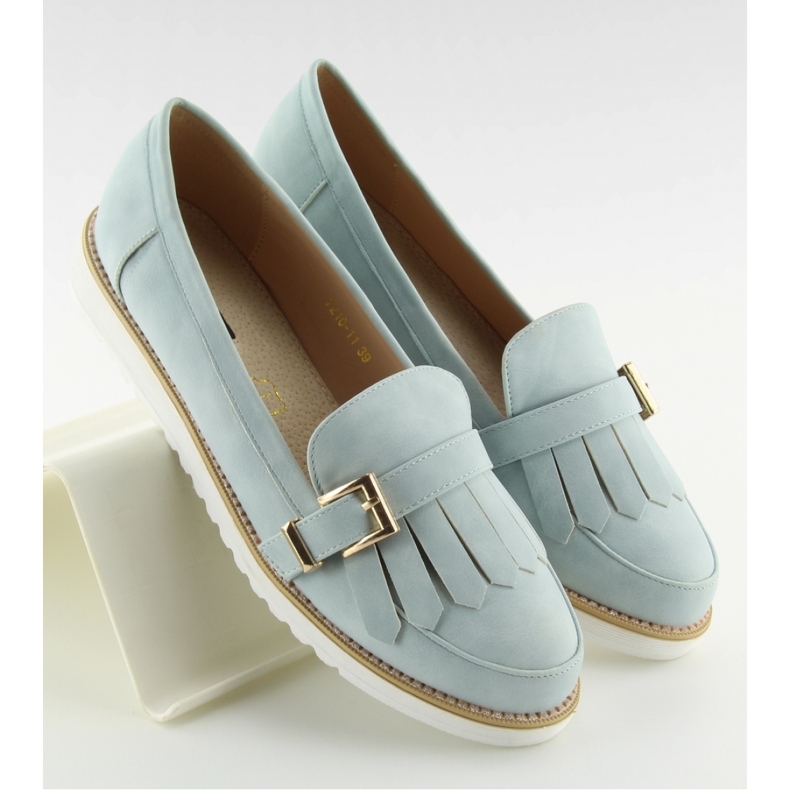 Mocassins bleus pour femmes 1