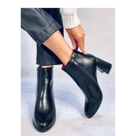 Bottines noires à talons stables le noir 2