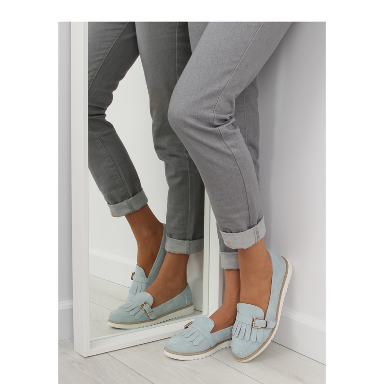 Mocassins bleus pour femmes 2