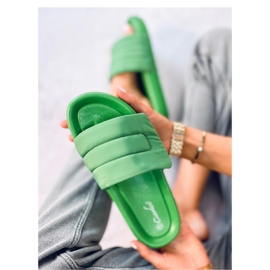 Tongs en nylon vert 1