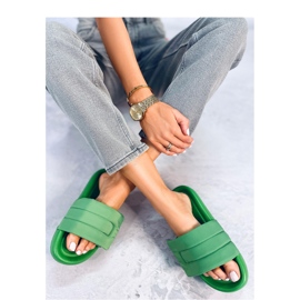 Tongs en nylon vert 3