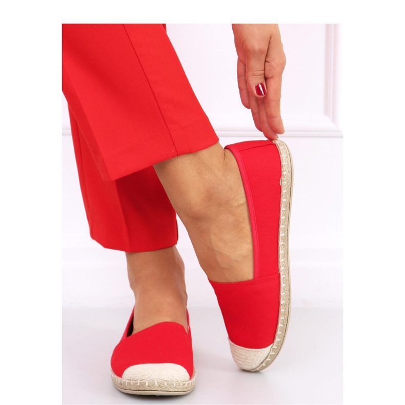 Espadrilles femme Rouge 1