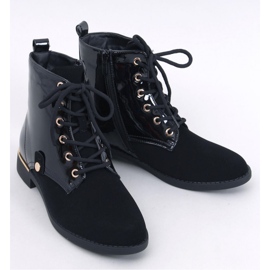 Ninas Bottines à lacets noires - Inello le noir 1