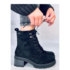 Bottines confortables à talons hauts Noir le noir 1