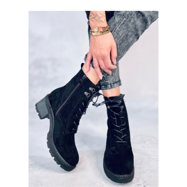 Bottines confortables à talons hauts Noir le noir 2