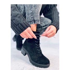 Bottines confortables à talons hauts Noir le noir 3