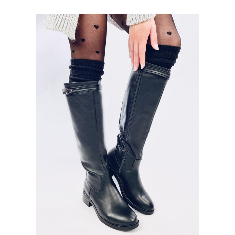 Bottes noires classiques pour femmes 2