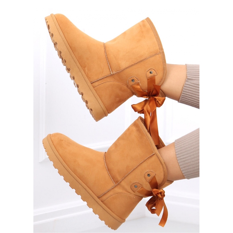 Bottines de neige Emus avec nœuds Stella Camel - Inello brun 2