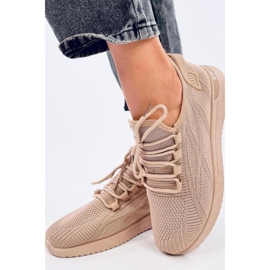 Chaussures de sport chaussettes kaki brun 1