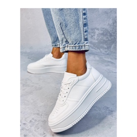 Baskets femme blanches 2