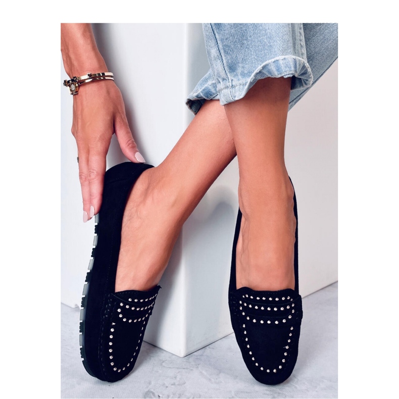 Mocassins femme Noir le noir 1