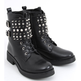 Ziku Bottines cloutées noires - Inello le noir 1