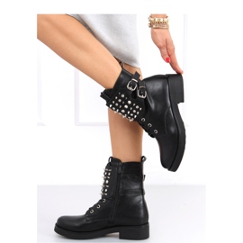 Ziku Bottines cloutées noires - Inello le noir 2
