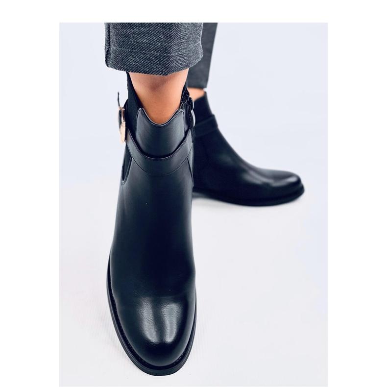 Bottines Chelsea classiques pour femmes Noir 2