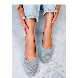 Ballerines tressées grises 1