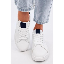 Baskets femme BLANC/NOIR blanche 1