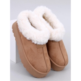 Bottines de neige courtes Yogi Camel avec fourrure - Inello brun 1