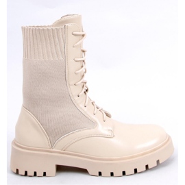Bottines à tige élastique Cass Beige - Inello 1