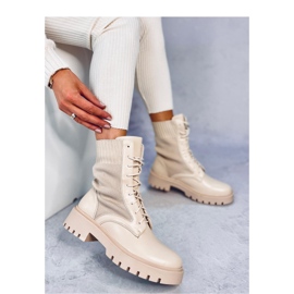 Bottines à tige élastique Cass Beige - Inello 2 Bottines à tige élastique Cass Beige - Inello 2