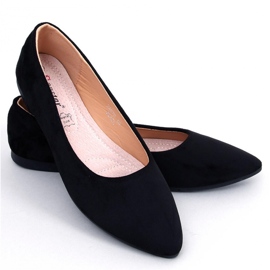 Ballerines avec empiècement en cuir Keys Noir - Inello le noir 1