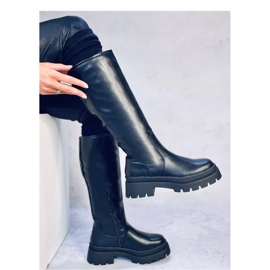 Dillard Noir - Bottines Inello à semelle épaisse le noir 2