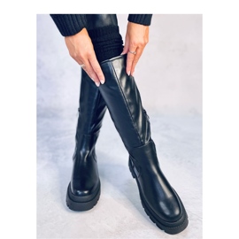 Dillard Noir - Bottines Inello à semelle épaisse le noir 3