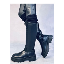 Dillard Noir - Bottines Inello à semelle épaisse le noir 4