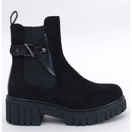 Errol Bottines plateforme noires - Inello le noir 1