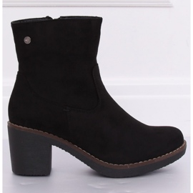 Bottes à Talons Hauts en Caoutchouc Noir 8B852 Noir - Inello le noir 1