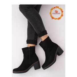 Bottes à Talons Hauts en Caoutchouc Noir 8B852 Noir - Inello le noir 2