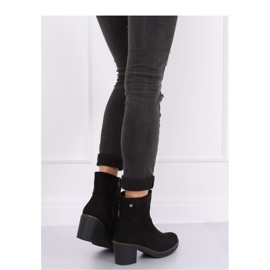 Bottes à Talons Hauts en Caoutchouc Noir 8B852 Noir - Inello le noir 4