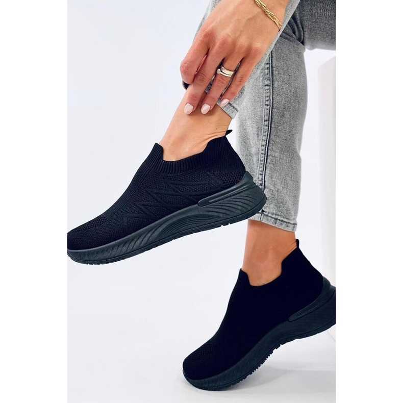Chaussures de sport chaussettes Fourny Allblack - Inello noir 2