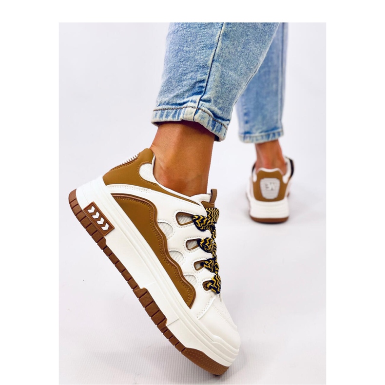 Baskets femme Allman Camel - Inello brun 1