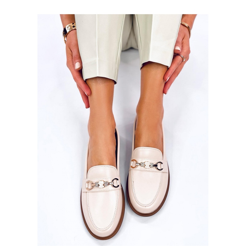 Seastar Mocassins femme pleine fleur avec ours en peluche beige 2 Seastar Mocassins femme pleine fleur avec ours en peluche beige 2