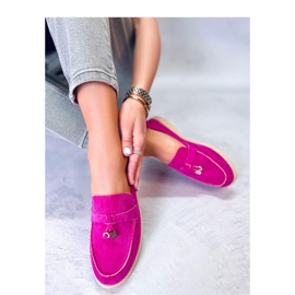 Seastar Mocassins femme en daim rose 3