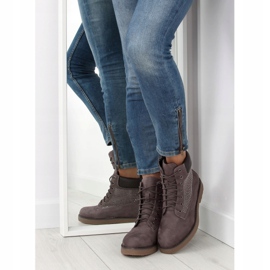 Trappeurs grises pour femmes HQ896 Gris 1