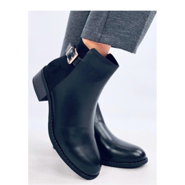 Bottines Chelsea femme en grain-suède Gammes Noir - Inello le noir 2