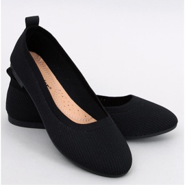 Cavaday Ballerines chaussettes noires - Inello le noir 1