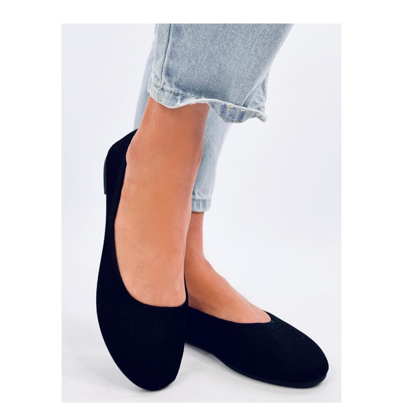 Cavaday Ballerines chaussettes noires - Inello le noir 2