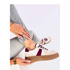Baskets femme Melba Wine - Inello beige 2 Baskets femme Melba Wine - Inello beige 2
